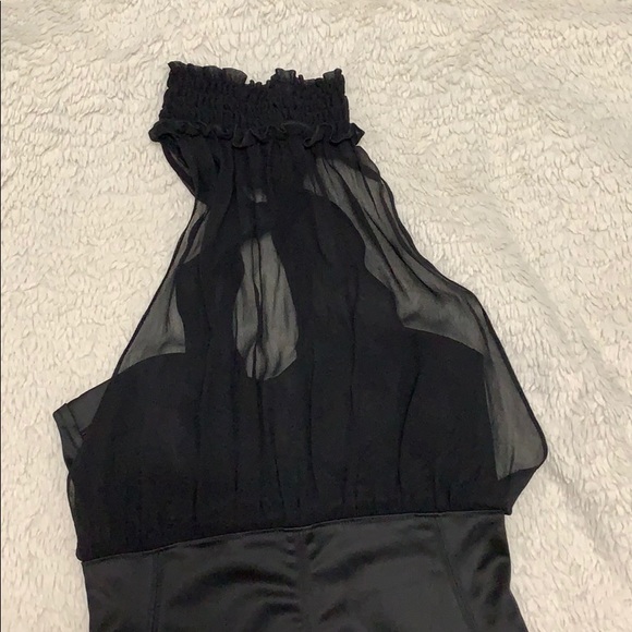 Guess by Marciano Black Halter Ruffled-Neck Dress - Picture 4 of 4